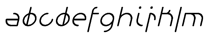 Grelessa intersekt Italic FONT