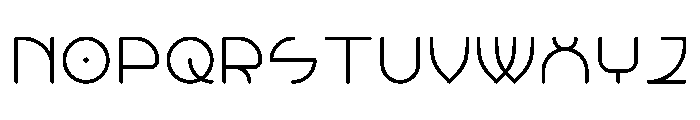 Grelessa intersekt Regular Font UPPERCASE