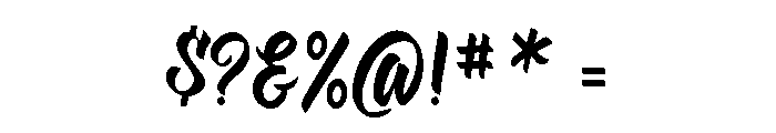 Grenadita Script Font OTHER CHARS