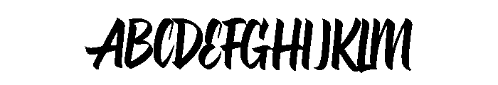 Grenadita Script Font UPPERCASE