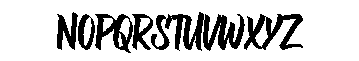Grenadita Script Font UPPERCASE