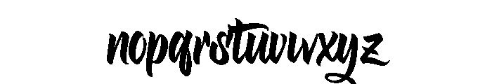 Grenadita Script Font LOWERCASE