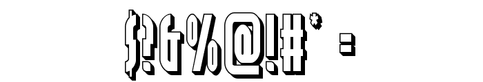 Grendel's Mother 3D Font OTHER CHARS