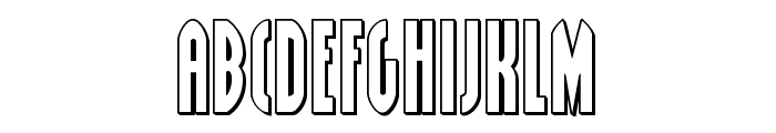 Grendel's Mother Outline Font LOWERCASE