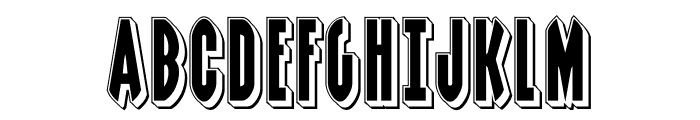 Grendel's Mother Punch Font UPPERCASE