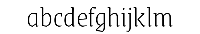 Grenze ExtraLight Font LOWERCASE