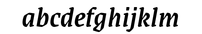 Grenze Medium Italic Font LOWERCASE