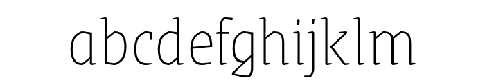 Grenze Thin Font LOWERCASE