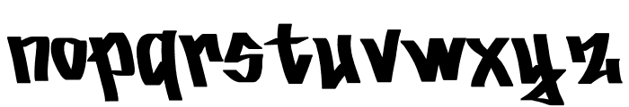 Gress Down Font LOWERCASE