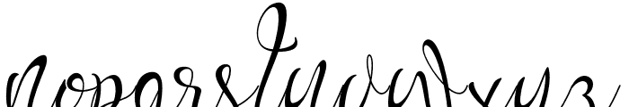 Gresthine Font LOWERCASE