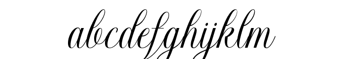 Grethania Script Font LOWERCASE