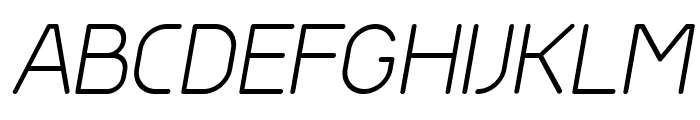 GreyscaleBasic Italic Font UPPERCASE
