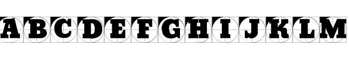 GridConcreteLogoable Font LOWERCASE