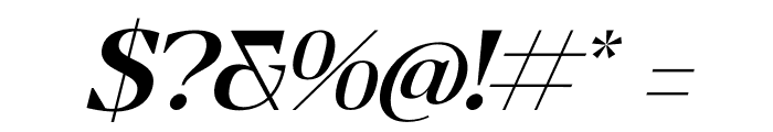 Gridova DEMO VERSION Italic Font OTHER CHARS