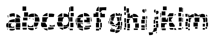 Gridshift Font LOWERCASE