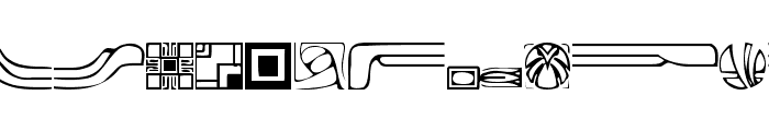 GriffDinReg Font LOWERCASE