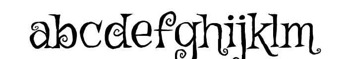 Griffy Font LOWERCASE