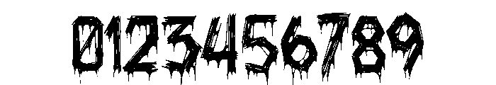 Grim Creeper Font OTHER CHARS
