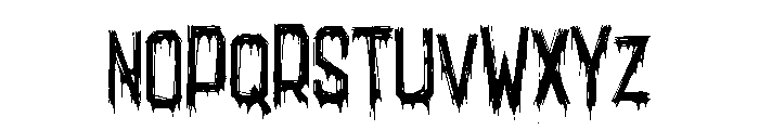 Grim Creeper Font LOWERCASE