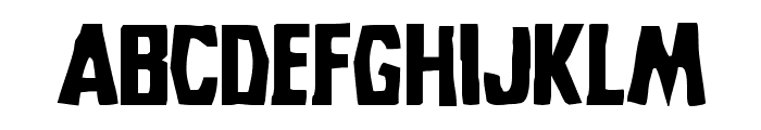 Grim Ghost Expanded Font UPPERCASE
