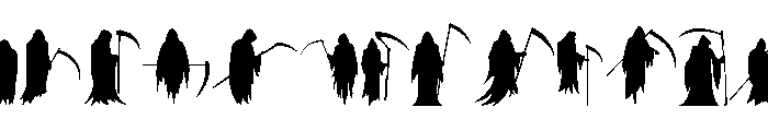 Grim Reaper La Parca Font UPPERCASE