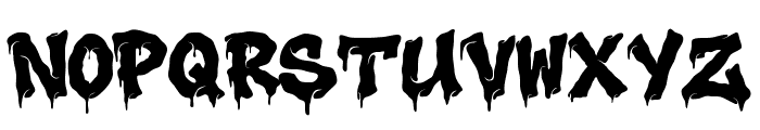 Grime Slime - Dripping Font UPPERCASE