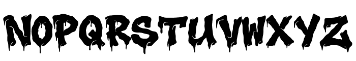 Grime Slime - Dripping Font LOWERCASE