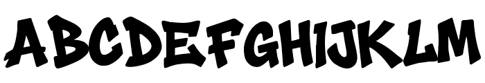 Grime Slime Font UPPERCASE