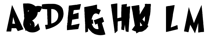 Grinched Font UPPERCASE