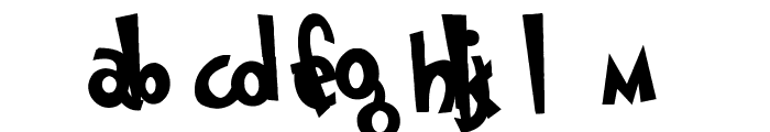 Grinched Font LOWERCASE