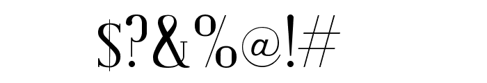 Gris Condensed Regular Font OTHER CHARS