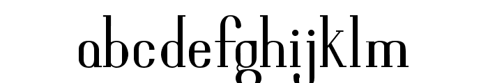 Gris Condensed Regular Font LOWERCASE