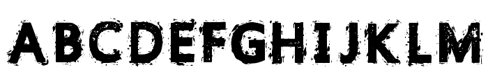 GristledFont-Regular Font LOWERCASE