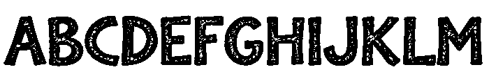 Gritty Bellano Personal Use Reg Font UPPERCASE