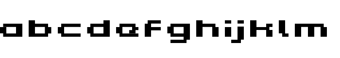 Grixel Kyrou 5 Wide Bold Xtnd Font LOWERCASE