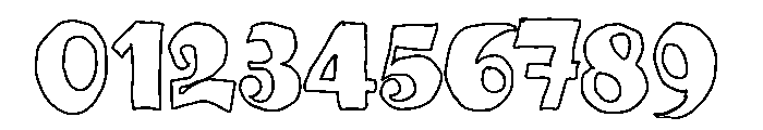 GrobeHand-Line Font OTHER CHARS