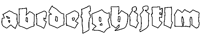 GrobeHand-Line FONT