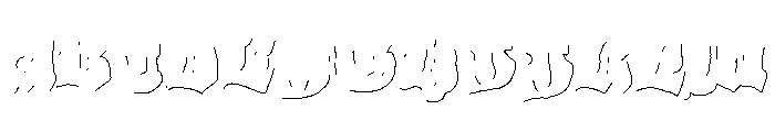 GrobeHand-Schlag Font UPPERCASE