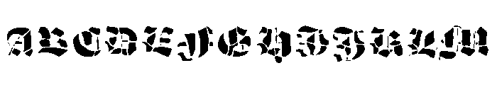 GrobeHand-Voll Font UPPERCASE