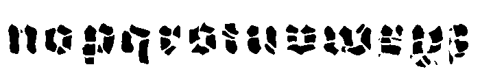 GrobeHand-Voll Font LOWERCASE