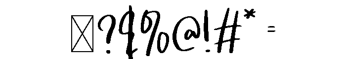 Groningen Demo Font OTHER CHARS