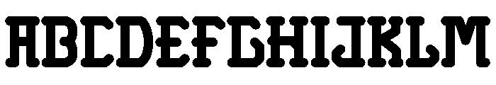 Groome Font UPPERCASE