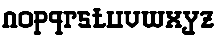 Groome Font LOWERCASE