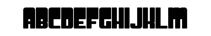 Groove Machine Upright Bold Font LOWERCASE