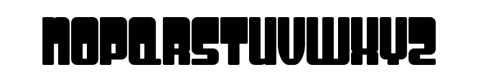 Groove Machine Upright Bold Font LOWERCASE