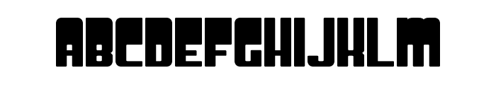 Groove Machine Upright Font LOWERCASE