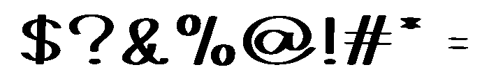 Groove Font OTHER CHARS