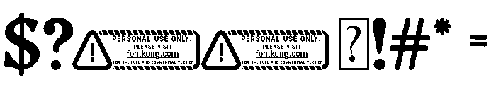 Groovello PERSONAL USE ONLY! Font OTHER CHARS