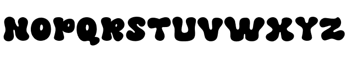 Groovy Clouds Font LOWERCASE