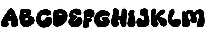 Groovy Day Font UPPERCASE